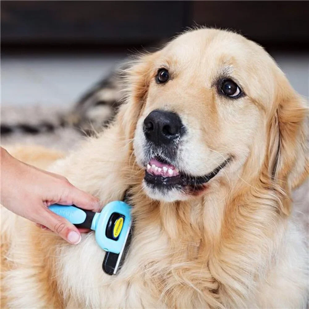 Pet Deshedding Tool | ProfessionalCat and Dog Brush for Shedding |Fur Deshedding